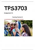TPS3703 ASSIGNMENT  1A 2024