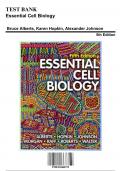 Test Bank for Essential Cell Biology, 5th Edition by Alberts,  9780393680379, Covering Chapters 1-20 | Includes Rationales