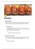 Emotion in psychology 