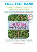 Test Bank for Principles of Human Physiology, 6th Edition (Stanfield, 2016) | Complete Guide 2023/24