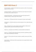 MAR 3023 Exam 2 Questions With Complete Solutions, Graded A+