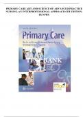 Test Bank For Primary Care The Art and Science of Advanced Practice Nursing – an Interprofessional Approach Sixth Edition by Debera J. Dunphy, Lynne M.; Winland-Brown, Jill E.; Porter, Brian Oscar; Thomas||ISBN 978-1719644655||Complete Guide A+