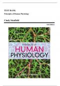 TEST BANK For Principles of Human Physiology, 6th Edition by Stanfield, Verified Chapters 1 - 24