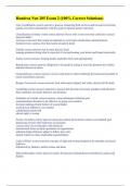 Hondros Nur 205 Exam 2 (100% Correct Solutions)