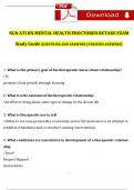 2023 NGN ATI RN MENTAL HEALTH PROCTORED RETAKE EXAM QUESTIONS AND ANSWERS (VERIFIED REVISED FULL EXAM)