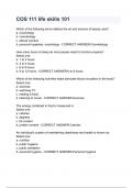 Cos 111_112 midterm study guide with complete solution