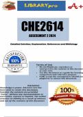 CHE2614 Assignment 2 (COMPLETE ANSWERS) 2024 - DUE 8 May 2024