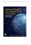 Test Bank for Management Information Systems Managing the Digital Firm, 17th Edition Kenneth C. Laudon,  Jane P. Laudon