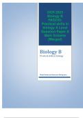 Biology A & B Revision Bundle