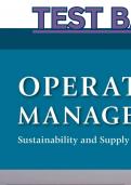 Comprehensive Test Resource for Operations Management: Sustainability and Supply Chain Management 12th Edition by Jay Heizer, Barry Render & Chuck Munson - Updated Edition with Full Coverage of All Chapters (1-17)