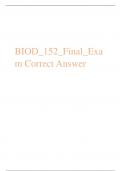 2024 NEW BIOD 152 ACTUAL QUESTIONS WITH VERIFIED ANSWERS