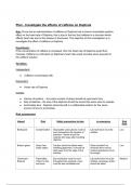 BTEC LEVEL 3 APPLIED SCIENCE -  UNIT 6 ASSIGNMENT B Investigative Project 