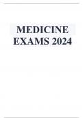 MEDICINE EXAMS 2024