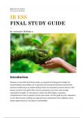 IB Environmental Systems and Societies Study Guide