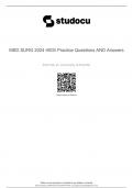 MED SURG 2024 HESI PRACTICE  QUESTIONS AND ANSWERS 