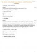 PH 447 EXAM 1 QUESTIONS WITH 100% CORRECT ANSWERS| GRADED A+