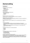 Samenvatting NTI 3834 Management en Organisatie (inc. vragen en antwoorden)