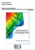 Test Bank for Organic Chemistry, 8th Edition by Bruice, 9780134042282, Covering Chapters 1-28 | Includes Rationales