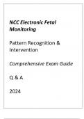 NCC EFM (PATTERN RECOGNITION & INTERVENTION) COMPREHENSIVE EXAM GUIDE Q