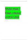 NR293 Week 7 Edapt- Infection LATEST 2024