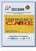 TEST BANK For Emergency Care, 13th Edition by Daniel Limmer, Michael F.