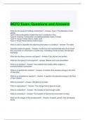 BEFO Exam Questions and Answers |2024 | Graded A