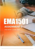 EMA1501 Assignment  2 2024