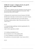 NURS 215 - Exam 3 - Chapters 20, 22, 24, and 25 Questions with Complete Solutions
