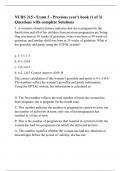 NURS 215 - Exam 3 - Previous year's book (1 of 3) Questions with complete Solutions
