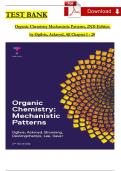 Ogilvie, Organic Chemistry Mechanistic Patterns, 2nd Edition TEST BANK by Ogilvie, Ackroyd, All Chapters 1 - 20, Complete Newest Version 