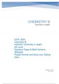 OCR 2023 Chemistry B H033/02: Chemistry in depth AS Level Question Paper & Mark Scheme  (Merged