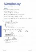 Antwoorden wiskunde A hoofdstuk 14 Toepassingen van de differentiaalrekening (getal & ruimte vwo 4/5/6 )
