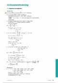 Antwoorden wiskunde A hoofdstuk 15 Examentraining (getal & ruimte vwo 4/5/6 )