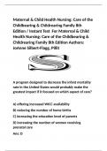 Maternal & Child Health Nursing: Care of the Childbearing & Childrearing Family 8th Edition / Instant Test  For Maternal & Child Health Nursing: Care of the Childbearing & Childrearing Family 8th Edition Authors: JoAnne Silbert-Flagg, Pillit