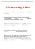 RN Pharmacology A Relias