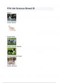 FFA Veterinary Science CDE Breed_Species Identification