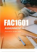 FAc1601 ASSIGNMENT 4 2024 