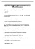 MSF KEY Compulsory Questions and 100%  CORRECT Answers