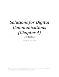 (Capítulo 4) - Soluciones a los problemas "Digital Communications" (John G. Proakis)