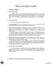 Resumen Libro Sanchez Calero, Mercantil l (parte l)