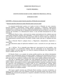 Resumen Libro Procesal ll - De la Oliva Santos (parte penal)