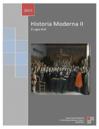 Historia Moderna II: el siglo XVII