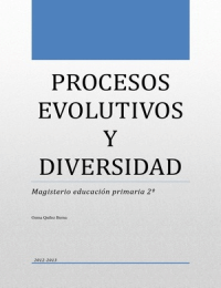 Procesos evolutivos y diversidad por Eguinoa