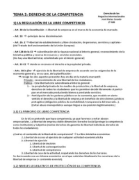 Derecho de los Negocios Internacionales. Tema 2. Grado International Business, Universidad de Valencia.