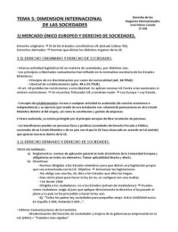 Derecho de los Negocios Internacionales. Tema 5. Grado International Business, Universidad de Valencia.