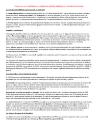 II.14 LA 2ª REPÚBLICA - BIENIO DE CENTRO DERECHA Y EL FRENTE POPULAR