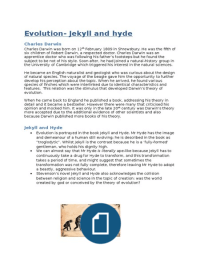 jekyll and hyde-evolution