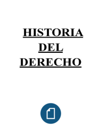 Resumen manual Historia del Derecho