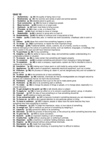 Engels woordenlijst hoofdstuk 10, 11, 12