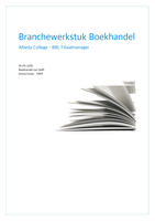 Branchewerkstuk Boekhandel Filiaalmanager opleiding